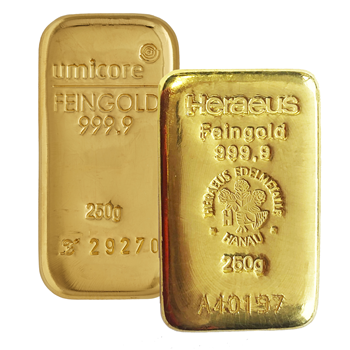 250g Gold Bar value